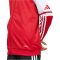 adidas Squadra 25 kapucnis piros gyerek cipzáros felső