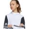 adidas Squadra 25 pamut kapucnis fehér gyerek pulóver
