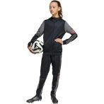   adidas Squadra 25 kapucnis fekete/szürke gyerek cipzáros felső
