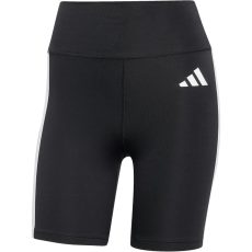 adidas Optime Essentials 3 csíkos feszes fekete női rövidnadrág