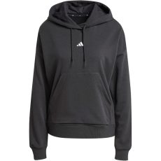 adidas Essentials Small Logo francia frottír fekete női pulóver