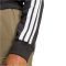 adidas Essentials 3 csíkos francia frottír fekete női szabadidő felső