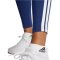  adidas Essentials 3-Stripes pamut kék női feszes nadrág