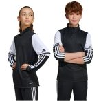  adidas Squadra 25 1/4 cipzáras fekete gyerek pulóver