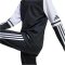  adidas Squadra 25 1/4 cipzáras fekete gyerek pulóver
