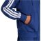adidas Essentials 3 csíkos francia frottír kapucnis sötétkék férfi cipzáros felső