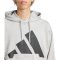  adidas Essentials Big Logo French Terry kapucnis szürke férfi pulóver