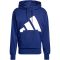 adidas Essentials Big Logo French Terry kapucnis kék férfi pulóver