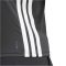 adidas Essentials 3-Stripes fekete női edzőpóló