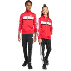 adidas Seasonal Essentials Tiberio 3-Stripes piros/fekete gyerek szabadidő garnitúra