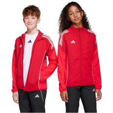 adidas Tiro 25 Competition bemutató cipzáros piros gyerek szabadidő felső