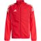 adidas Tiro 25 Competition bemutató cipzáros piros gyerek szabadidő felső
