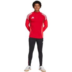 adidas Tiro 25 Competition 1/4 cipzáros piros férfi pulóver