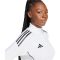 adidas Tiro 25 Competition 1/4 cipzáros fehér női pulóver