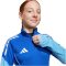 adidas Tiro 25 Competition 1/4 cipzáros kék gyerek pulóver