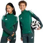   adidas Tiro 25 Competition 1/4 cipzáros zöld gyerek pulóver