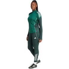 adidas Tiro 25 Competition 1/4 cipzáros zöld női pulóver