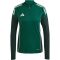 adidas Tiro 25 Competition 1/4 cipzáros zöld női pulóver