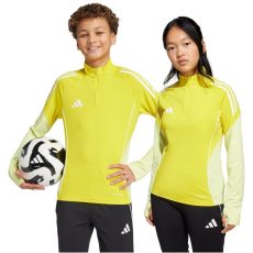 adidas Tiro 25 Competition 1/4 cipzáros sárga gyerek pulóver