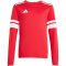 adidas Squadra 25 hosszú ujjú piros gyerek mez