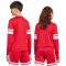 adidas Squadra 25 hosszú ujjú piros gyerek mez