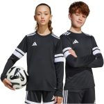 adidas Squadra 25 hosszú ujjú fekete gyerek mez