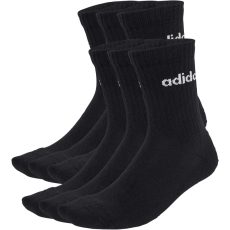 adidas Performance Linear Cushioned Crew fekete zokni 6 pár
