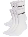 adidas Performance Linear Cushioned Crew fehér zokni 6 pár