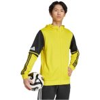 adidas Squadra 25 kapucnis sárga férfi cipzáros felső
