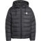 adidas Essentials Climawarm 3 csíkos fekete/fehér férfi pehelykabát