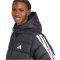 adidas Essentials Climawarm 3 csíkos fekete/fehér férfi pehelykabát