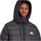 adidas Essentials Climawarm 3 csíkos fekete/fehér férfi pehelykabát