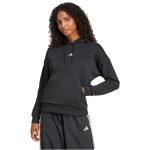   adidas Essentials Small Logo Feelcozy kapucnis fekete női pulóver