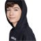 adidas Essentials kapucnis fekete gyerek pulóver