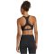 adidas Optime Essentials közepes tartású fekete női sportmelltartó