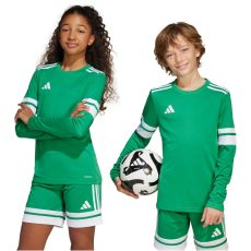 adidas Squadra 25 hosszú ujjú zöld gyerek mez