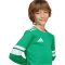adidas Squadra 25 hosszú ujjú zöld gyerek mez