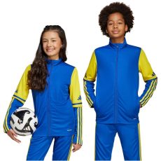 adidas Squadra 25 cipzáras kék/sárga gyerek felső