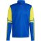 adidas Squadra 25 1/4 cipzáras kék/sárga férfi pulóver