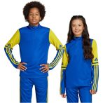 adidas Squadra 25 1/4 cipzáras kék/sárga gyerek pulóver