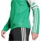 adidas Squadra 25 1/4 cipzáras zöld női pulóver