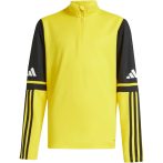   adidas Squadra 25  1/4 cipzáras sárga/fekete gyerek pulóver