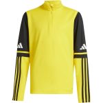  adidas Squadra 25  1/4 cipzáras sárga/fekete gyerek pulóver