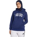 adidas Collegiate Graphic kapucnis sötétkék női pulóver