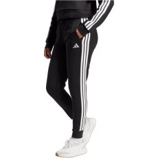 adidas Essentials 3-Stripes pamut fekete női szabadidőnadrág