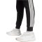 adidas Essentials 3-Stripes pamut fekete női szabadidőnadrág