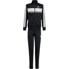 adidas Seasonal Essentials Tiberio 3-Stripes fekete/fekete gyerek szabadidő garnitúra