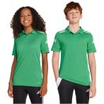 adidas Squadra 25 pamut zöld gyerek galléros póló