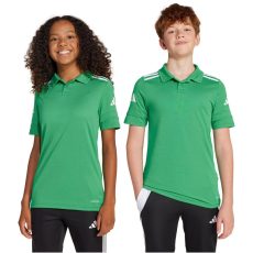 adidas Squadra 25 pamut zöld gyerek galléros póló