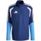 adidas Tiro 26 Competition rövid cipzáras téli sötétkék férfi hosszú ujjú póló